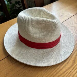 Women Packable Wide Brim Straw Hat